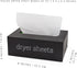 AuldHome Farmhouse Dryer Sheet Dispenser (Black); Countertop Enamelware Fabric Softener Sheet Holder for Laundry Room...