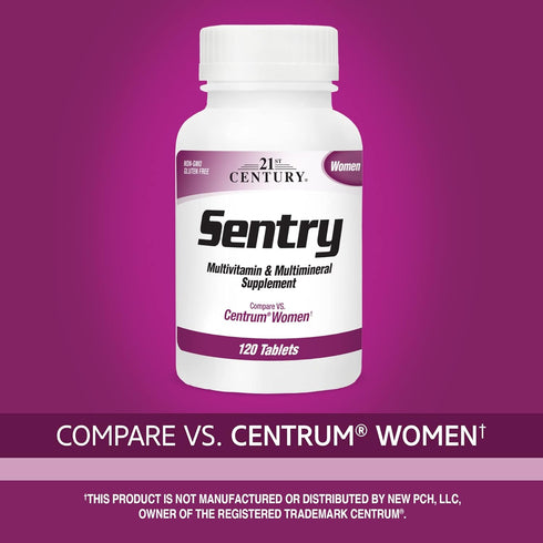 21st Century Sentry Women Multivitamin Tablets, 120 Count...