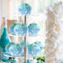300 count Cloud Blue Cupcake Liners White Light Blue Cupcake Wrappers Paper Blue Muffin Cups Birthday Theme Party Baking Cups Baby Shower Decor Co...