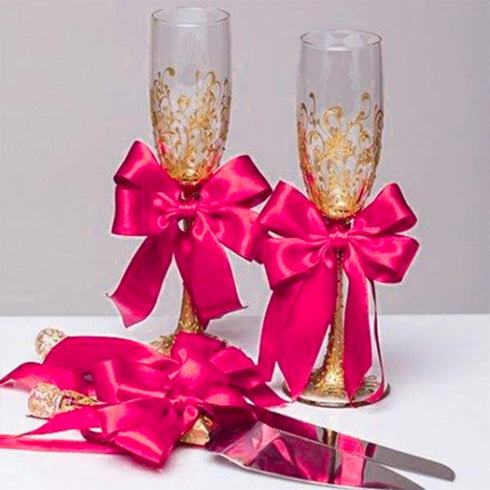 VATIN Double Face Shocking Pink Satin Ribbon 5/8" Continuous 25 Yards,Pink Polyester Fabric Ribbon use for Bows Bouquet, Gift Wrapping, Floral Arr...