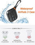 HALLEAST for AirPods 3 Case Waterproof, Front LED Visible & Support Wireless Charging, Protective Silicone Case Cover Compatible with for Apple Ai...