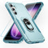 SunRemex for Samsung Galaxy S23 FE Case with HD Screen Protector,Samsung S23 FE Phone Case Built in Rotatable Metal Ring Holder Kickstand for Sams...