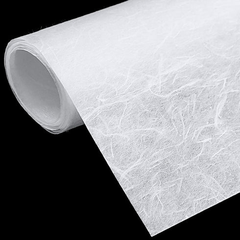 A4 Mulberry Paper Sheets Natural Fiber Rice Paper Handmade Decoupage Paper Sheets Art Tissue Washi Paper DIY Art Craft Origami for Kids Adults Gif...
