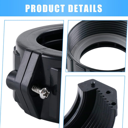 Pump Union Split Nut Repair Kit for Hot Tub Parts Pump Union 2" MBT - 0121109020 400-5301 Spa hot tub Split nut Pair w/Screws...