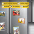 Magnetic Picture Frames for Refrigerator, Multicolor, Holds 2.5x3.5 inches photo, 10 pack, premium magnetic photo frame by X-Bet...