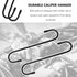 Car Cube Brake Caliper Compression Tool with 2PCS Brake Caliper Hangers,Stainless Steel Brake Caliper Tool Fits 3/8" Square Driver,Universal Car R...