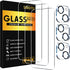 SIBEITU 3 Pack Screen Protector for iPhone 15 Plus with 3 Pack Camera Lens Tempered Glass Protector, 6.7 Inch HD Clear 9H Hardness Full Coverage, ...