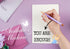 InnoBeta Mental Health Gift for Women, Ballpoint Pen Set of 4, Self Care Encourage Inspirational Gifts for Friends, Daughter, Teens...