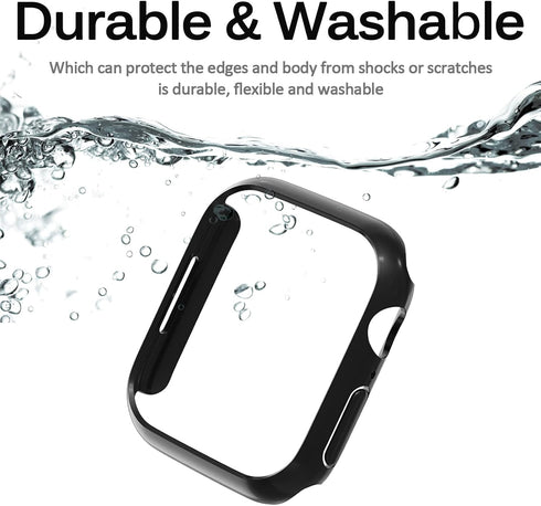 Miimall Compatible for Apple Watch 45mm Case Women Men PC Hard Bumper Lightweight Shockproof Protector Case Cover for Apple Watch 45mm Series 9 8 ...