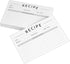 Modern Recipe Cards (Set of 60) - 4x6” Double Sided Premium Thick Card Stock w/Bonus Measuring Chart and PVC Card Protector (4 x 6 inches)...