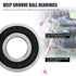 Mini Bike Front Rear Wheel Bearing Set fit for Coleman CT200U BT200X CT200U-EX Baja Warrior Heat Massimo MB165 MB200 196cc 200cc 6.5hp Powersports...