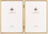 Lawrence Frames Metal Frame, Simply, Gold, 5x7 Double...