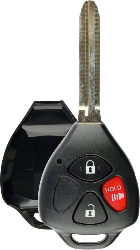 Remote Entry Uncut Car Key Fob Replacement Case Shell Button Pad for HYQ12BBY, GQ4-29T, MOZB41TG...