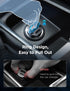 AINOPE USB C Car Charger Fast Charge, 60W Smallest USB Car Charger Flush Fit 30W QC&30W PD Fast Cigarette Lighter USB Charger Compatible with iPho...