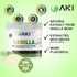 Aki Fine Vanilla Powder Extract From Beans (5.29oz/150g) - Water Extracted Powder Ideal For Baking, Cooking Flavoring - Delicious Vanilla Flavor &...
