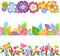 Spring Bulletin Board Border,Spring Borders for Bulletin Board Decorations,Spring Bulletin Board Decorations for Classroom with 200 Glue Point Dot...