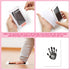 Outus 3 x 5 Inch Newborn Handprint and Footprint Paw Print Kit 4 Clean Touch Ink Pads 10 Imprint Cards Pet Inkless Hand and Feet Stamp for Dogs(Or...
