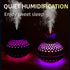 Colorful Cool Mini Humidifier, Flower Shape Humidifier,USB Personal Desktop Humidifier for Car, Office Room, Bedroom,etc. 2 Mist Modes, 7 colors,S...