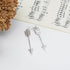 AeraVida Minimalist Hunter's Arrow .925 Sterling Silver Dangle Earrings...