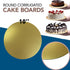 4 Pack Cake Boards Golden Round Cake Circles, 10 Inch Cake Base Cardboard, for Baking Cake, Gold...