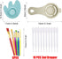 Allazone 37 PCS Acrylic Pouring Art Supplies Kit Acrylic Pouring Strainers Set, 7 PCS Plastic Silicone Paint Pouring Strainers Painting Tools Kits...