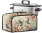 Floral Hummingbird Slow Cooker Dust Cover Novelty Air Fryer Cover Compatible with Most Kitchen Appliances Exquisite Slow Cooker Carrier for Women ...