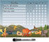 Kid’s Dry Erase Whiteboard Chore Chart | Removable and Restickable Adhesive Decal | Fine-Tip Magnetic Marker Included | 9” x 12" (Mythical Creatur...