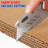 DIYSELF 50 Pack Utility Knife Blades, SK5 Steel Box Cutter Blades with Dispenser, Standard Blades for Box Cutter Utility Knife Replacement, Sharpe...