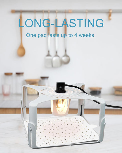 30 Pcs Flea Trap Refill Glue Boards for Terro T230 T231 Indoor Flea Light Traps, 6" Replacement Sticky Pads Fits Square Flea Bed Bug Traps for Ins...