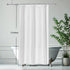 AooHome Fabric Shower Curtain, 36 Width x 72 Height Inch Stall Size Bathroom Curtain for Hotel, Waterproof, White...