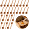 30 PCS Small Wooden Spoons Condiments Spoons Tiny Bath Salt Wooden Scoop Mini Wooden Bulk Spoons Small Spoons for Spice Jars Salt Honey Seasoning ...