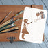 FINGERINSPIRE Balloon Stencil A4 Size The Human with a Balloon Banksy Stencil Rectangle Reusable Banksy Painting Stencil for Walls and Crafts (Pla...