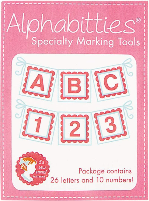 It's Sew Emma Pink ALPHABITTIES, 1 Count (Pack of 1)...