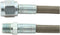Allstar Performance ALL46420-18 18" 4 Braided Steel Lines with 1/8" NPT, Gray...