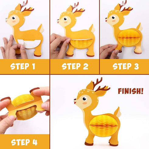 Distaratie Woodland Baby Shower Decoration Table Centerpieces Woodland Animals Table Centerpieces for Party Event Jungle Baby Shower Decorations F...