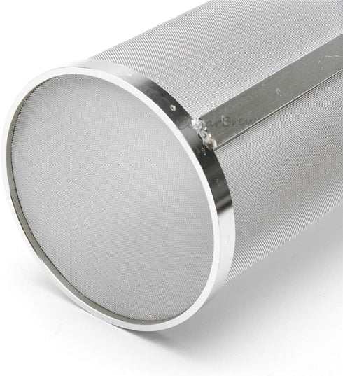 JoyTube 4"x10" 300 Micron Spider Strainer Mesh Hops for Home Beer Brewing Filter Kettle...
