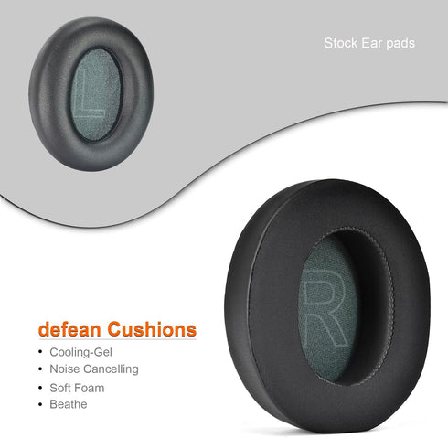 Life Q30 Q35 Cooling Gel Earpads Replacement Cover Cushions Compatible with Anker Soundcore Life Q30 / Q35 BT Headphones,High-Density Noise Isolat...