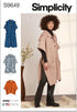Simplicity Misses' Ponchos Sewing Pattern Kit, Code S9649, Sizes S-M-L-XL-XXL, Multicolor...
