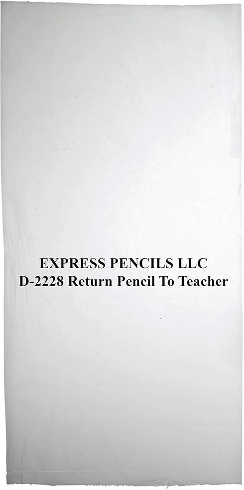 Express Pencils D2228 Return Pencil To Teacher - 36 Qty Package - Teacher Pencils...