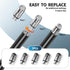 Long Stylus Pens for Touch Screens (5 Pack 185mm) High Sensitivity, Precision and No Scratches, Compatible with iPad, iPhone, Android, Tablets and...