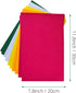 Jtnohx Felt, 3mm Thick Felt Sheets, 8"x12" Felt Fabric for Crafts, 10 Pcs Hard Stiff Color Felt for Sewing Holiday & DIY (April Day Colors Series...