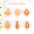 Puocaon Potion Bottle Clay Cutters - 6 Shapes Embossing Plants Bottle Polymer Clay Cutters, Celestical Clay Cutters for Polymer Clay Jewelry, Crys...