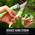 Pruning Shears & Gardening Scissors Set - 7"" Titanium Coated Sharp Garden Clippers, Stainless Steel Garden Shears for Plant - Garden Pruners, Flo...