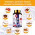 Japanese Reishi Mushroom Complex Supplement 1500mg - Reishi,Chaga,Cordyceps,Lion's Mane,Maitake,Agaricus Mushrooms Extract & 3 Herb,Organic Mushro...