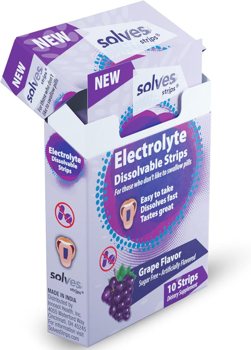 Sugar-Free Electrolyte Replenishment - Grape Burst, High-Potency, Instant Hydration, Portable Single-Serve Packs for Gym & Outdoor Activity...