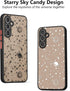 ZTOFERA Compatible with Samsung Galaxy A13 4G/5G,Galaxy A04S, Planet Sky Star Pattern Protective Phone Case Translucent Frosted Hard PC Back Case ...