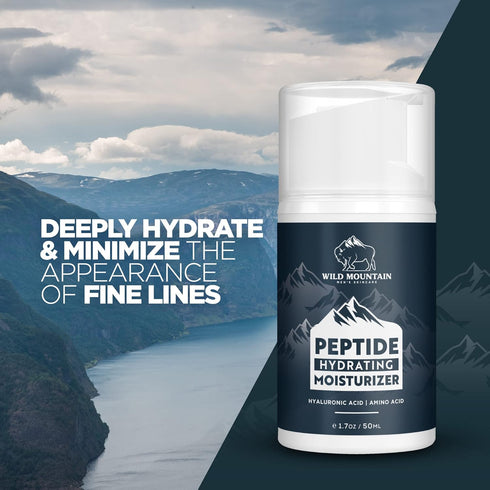 Peptide Moisturizer for Men - Mens Face Moisturizer - Face Moisturizer for Men - Mens Moisturizer - Mens Facial Moisturizer - Mens Face Lotion - F...