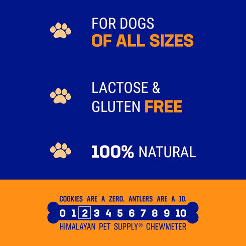 Happy Teeth Natural Cheese Dog Chews | Peanut Butter Flavor | Dental Chew | Protein Rich | Gluten Free - Lactose Free - Wheat Free - Soy Free | 2 ...