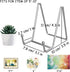 2 Pack Plate Stands for Display, 4 Inch Iron Easel Plate Holder Display Stands Gold Metal Picture Frame Holder Stand for Picture, Decorative Plate...