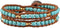 KELITCH Turquoise Beaded Bracelets 2 Wrap Leather Bracelets Fashion Jewelry...
